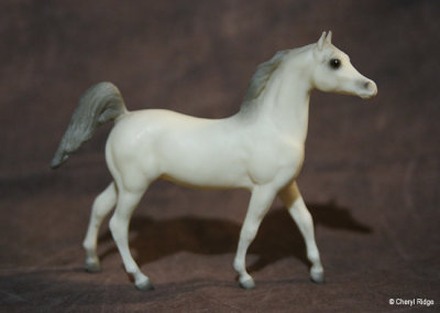 Breyer Little Bits Paddock Pal Saddle Club Arabian stallion - alabaster