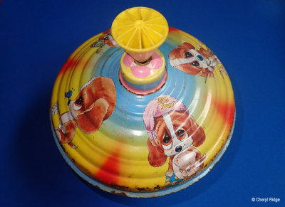 Vintage spinning top
