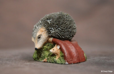 Small World Hedgehog figurine