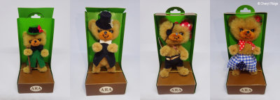 Bears - ARA wool miniature pocket pets from Austria
