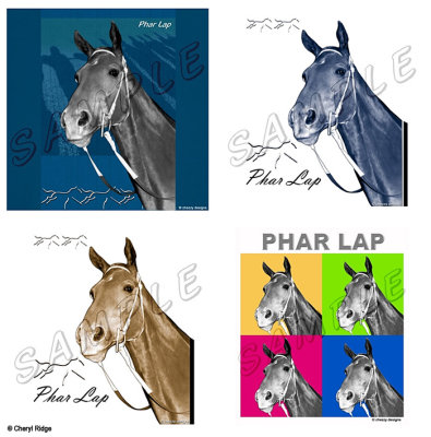 Phar Lap designs by Cheryl Ridge / chezzy designs