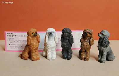 Furuta Choco Eggs Pet Series Poodle Dogs