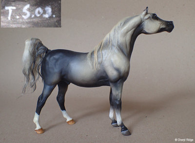 Breyer classic Black Stallion cm by Tuula Saarilahti, Finland