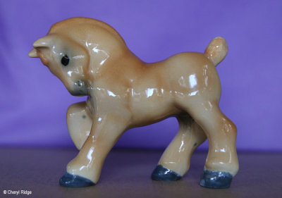 Mini Belgian draft horse by Debbie Poole