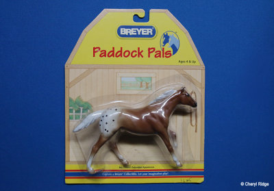 Breyer Little Bits Paddock Pal Saddle Club thoroughbred - Appaloosa