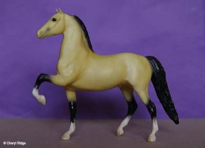 Breyer Little Bits Paddock Pal Saddle Club Morgan Stallion - buckskin