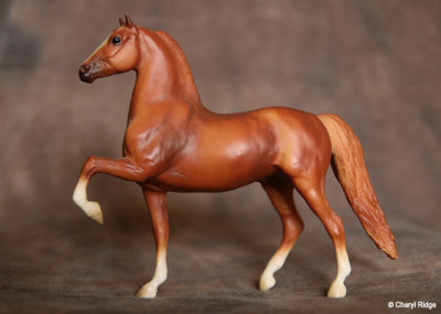 Breyer Little Bits Paddock Pal Saddle Club Morgan Stallion - chestnut