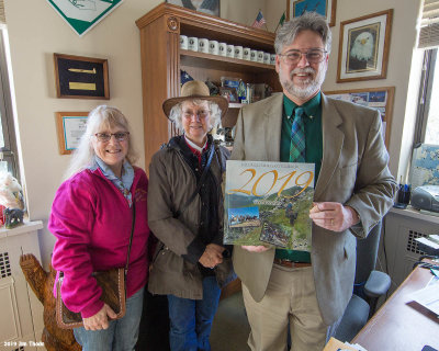 Sherri Wright and Joan Fleming with Representative Ed Orcutt