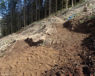 Graded switchback