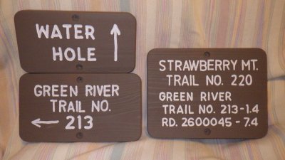 New area signs by Tom Bouchard