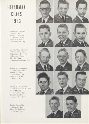 Freshman Class MMI 1953