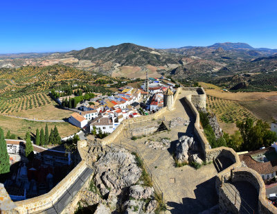 Overlooking the Ramparts from top of Castillo