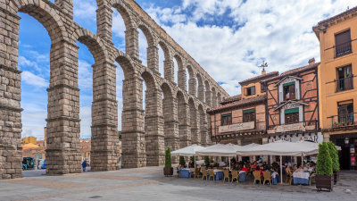 Aqueduct  & Plaza del Azoguejo