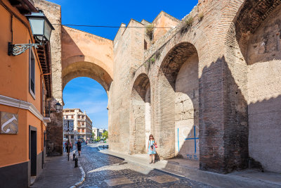 Inside the Puerta de Elvira