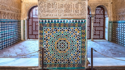 Ornate tilework