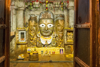 Three-faced Shiva