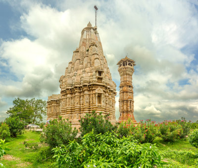 Jain Temple & Kirti Stambha, 12th-century