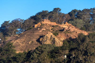 Corona Heights Park - view from Sanchez St
