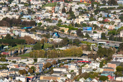 Ceasar Chavez Walkbridge & the 101