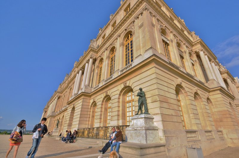 The Palace of Versailles.