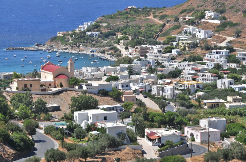 Kini. The village and the beach.