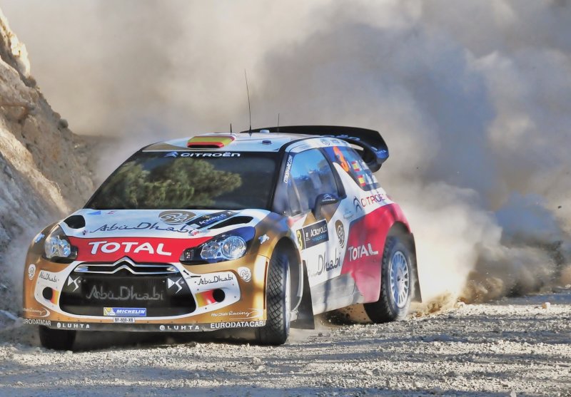Sordo D.(ESP) - Del Barrio C.(ESP) - Citroen DS3 WRC-Citron Total Abu Dhabi WRT.