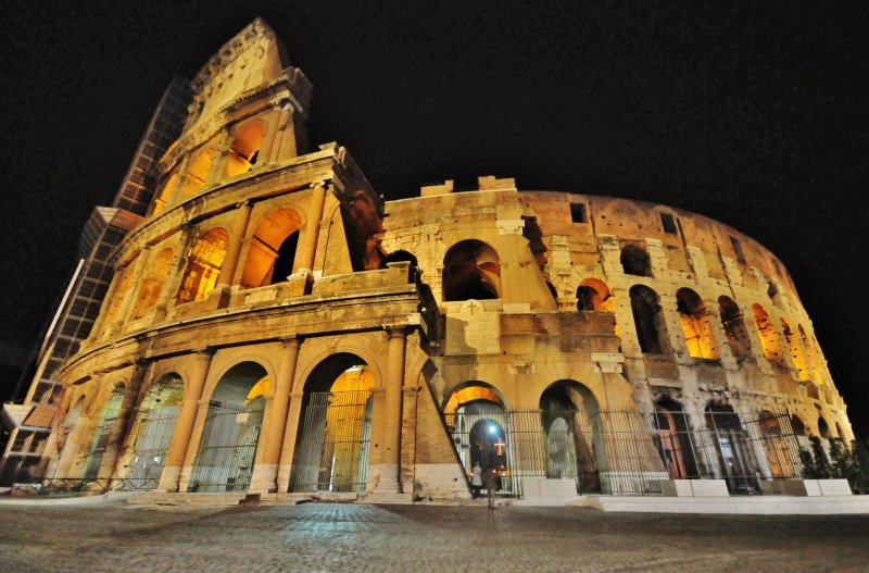 The Colosseum.