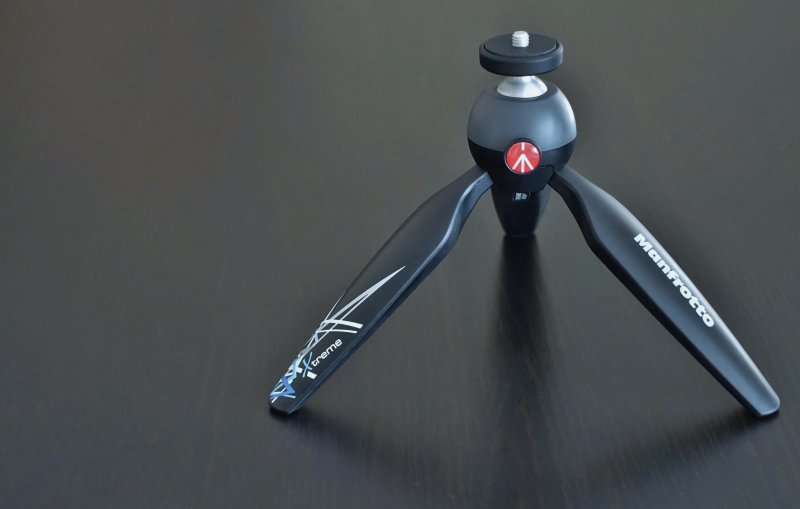 Manfrotto Pixi Xtreme mini tripod.