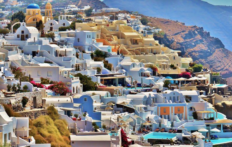 Oia, Santorini.