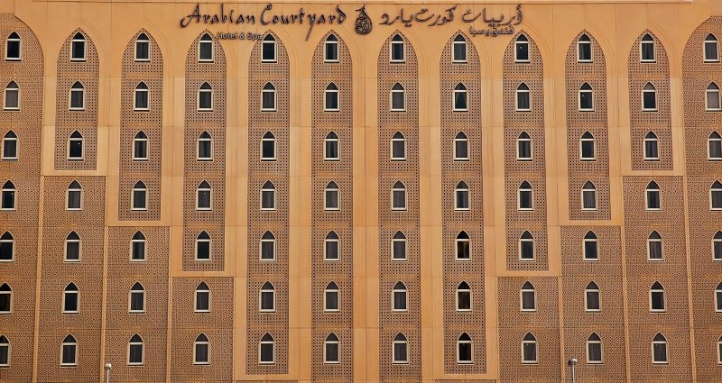Arabian court yard (Hotel and spa).