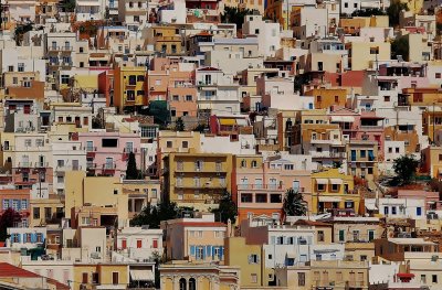 View of Ermoupolis, Syros.