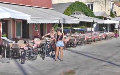 Early morning in a sunny day at Gaios, Paxos.