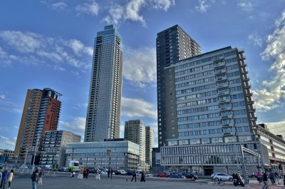 Buildings in Rotterdam.