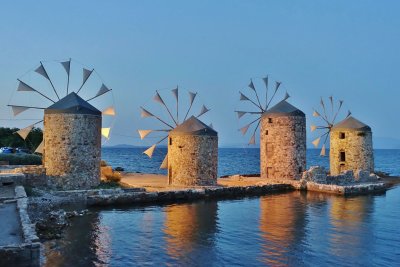 Windmills of Chios.