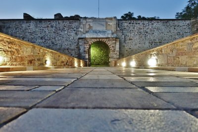 The entrance of the castle of Chios.