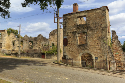 Martyr village of Oradour-sur-Glane