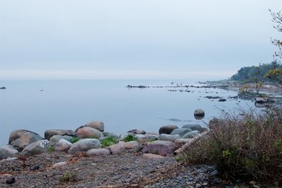 Ventlinge strand mot Kalmar sund