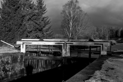 Slussport / Lock gate