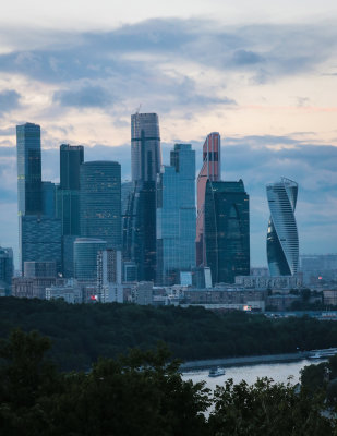 A More Modern Moscow Skyline