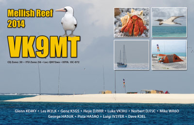 VK9MT - DXpedition to Mellish Reef, 2014