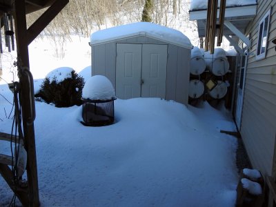 05 Mar Fire pit snowed in!