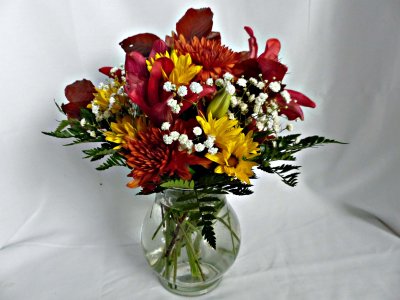 14 Oct Pretty Fall Arrangement