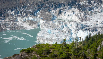 Close up of the Glacial Dam