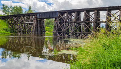 Tressel Bridge Over the Sturgeon River