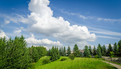 Big Clouds In the Afternoon