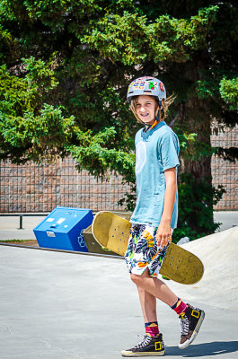 At the Skateboard Park