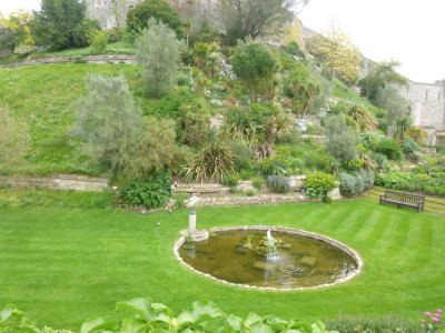 Gardens at foot of Round Tower