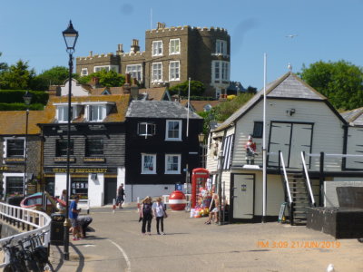 View of Bleak House overlooking town