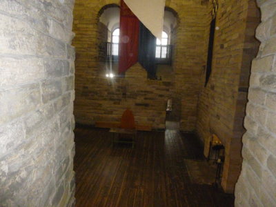 Inside the Great Hall of the castle