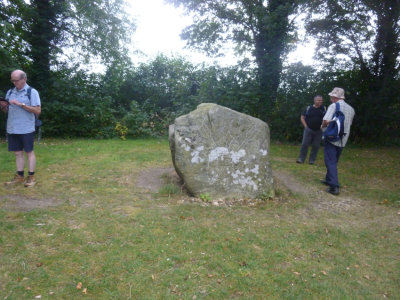Memorial stone to St Edmund